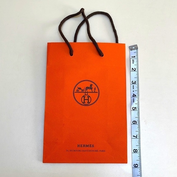 🆕 NEW HERMES Extravagent Gift Bag Size 6" × 8.5" - Picture 5 of 5